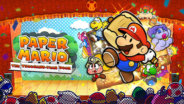 Key art for Paper Mario The Thousand Year Door remake